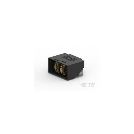 Te Connectivity Rectangular Power Connector, 34 Contact(S), Male, Solder Terminal, Plug 2204440-1